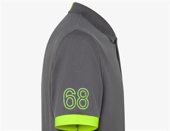 SUN68 POLO LOGO FLUO