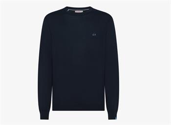 SUN68 MAGLIA BASIC E25U 07 NAVY