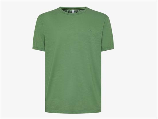 SUN68 T-SHIRT ROUND BOTTOM