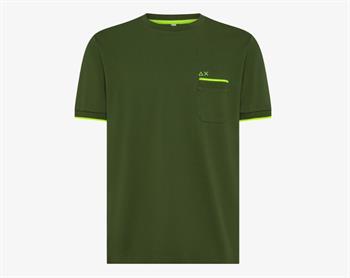 SUN68 T-SHIRT STRIPE E25U 37 V/SCURO