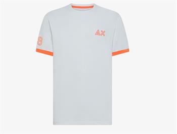 SUN68 T-SHIRT PIQUET E25U 01 BIANCO