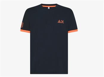 SUN68 T-SHIRT PIQUET E25U 07 NAVY