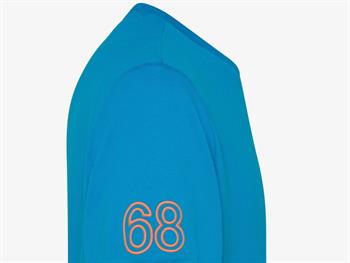 SUN68 T-SHIRT PIQUET LOGO FLUO