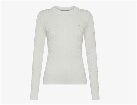 SUN68 MAGLIA CABLE KNIT