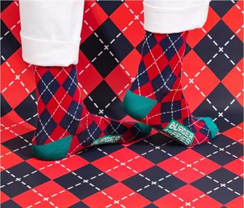 SUN68 SOCKS ARGYLE