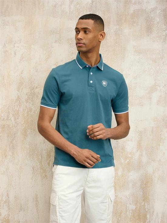 BLAUER POLO DAMON