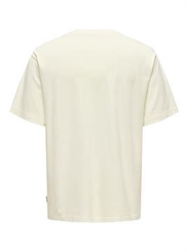 ONLY&SONS T-SHIRT DISTRESS RLX