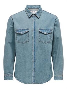 ONLY CAMICIA ONSBANE E25U BLUE DENIM
