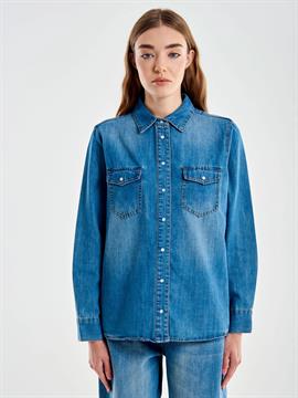 VICOLO CAMICIA AURORA E25D DENIM