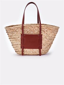 VICOLO BORSA TROPEZ E25D 08 PAGLIA