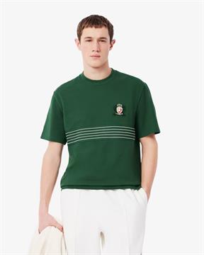 LACOSTE T-SHIRT E25U 132 MILITARE