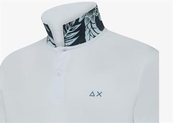 SUN68 POLO PRINT UNDER COLLAR