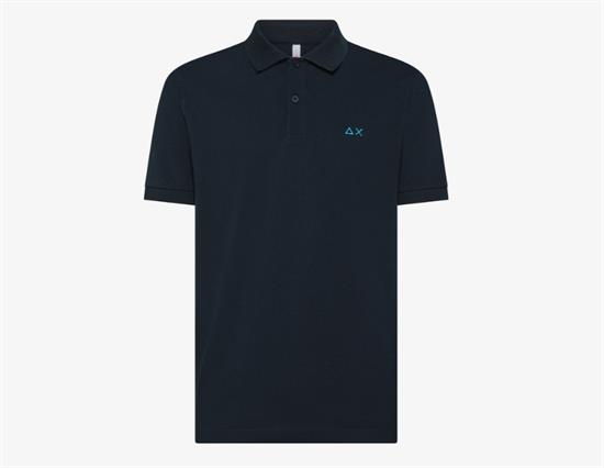 SUN68 POLO PRINT UNDER COLLAR