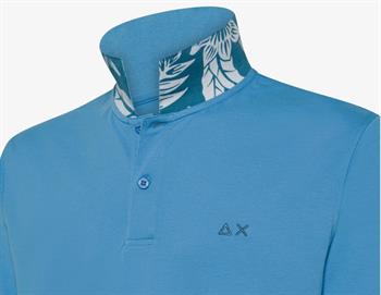 SUN68 POLO PRINT UNDER COLLAR
