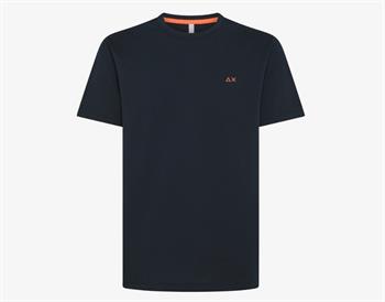 SUN68 T-SHIRT PIQUET E25U 07 NAVY