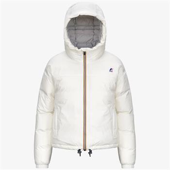 K-WAY GB ALBINE WARM I25D X42 BIANCO