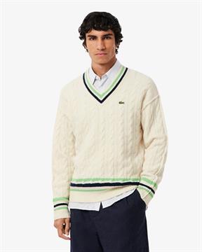 LACOSTE MAGLIA I25U 9II BIANCO