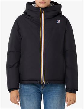K-WAY GB ALBINE WARM I25D USY NERO