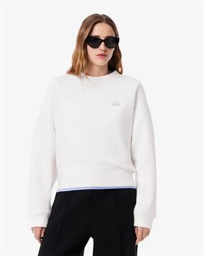 LACOSTE FELPA I25D 001 BIANCO