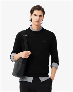 LACOSTE MAGLIA 100% I25U 031 NERO