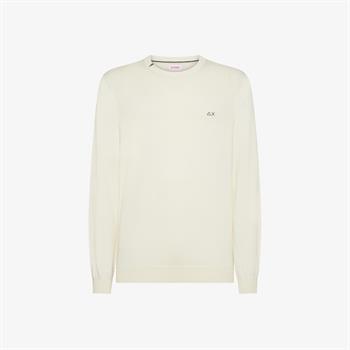 SUN68 MAGLIA BASIC I25U 31 PANNA