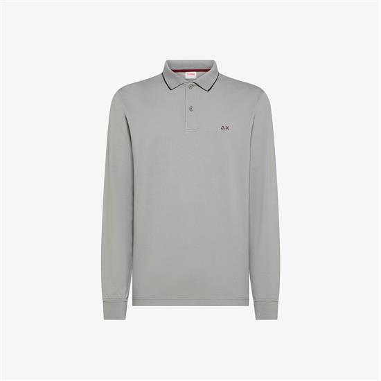 SUN68 POLO SMALL STRIPES COLLAR