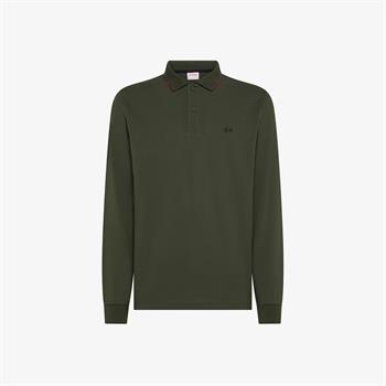 SUN68 POLO STRIPES I25U 74 MILITAR