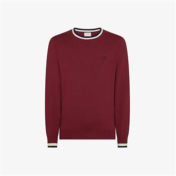 SUN68 MAGLIA STRIPES I25U 35 BORDEAU