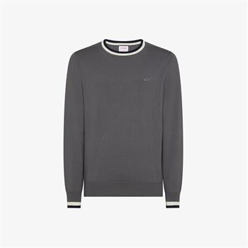 SUN68 MAGLIA STRIPES I25U 47 G/SCURO