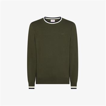 SUN68 MAGLIA STRIPES I25U 74 MILITAR