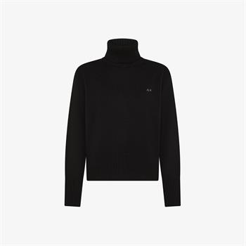 SUN68 MAGLIA TURTLENECK I25D 11 NERO