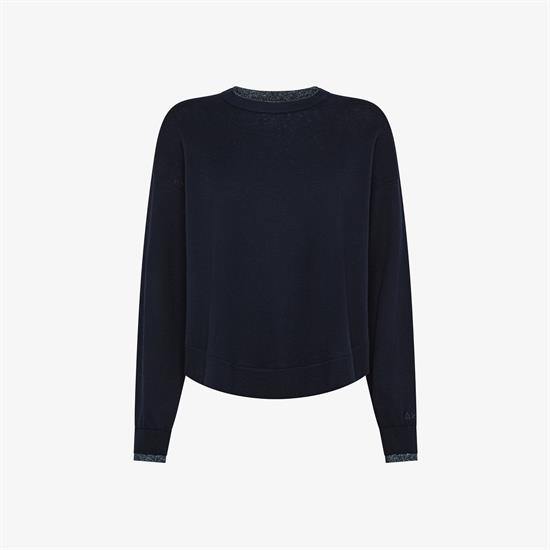 SUN68 MAGLIA DOUBLE RIB LUREX