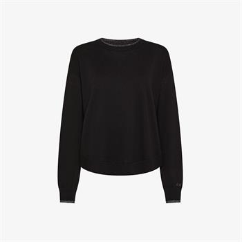 SUN68 MAGLIA LUREX I25D 11 NERO
