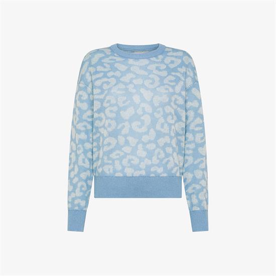 SUN68 MAGLIA SWEATER LEOPARD