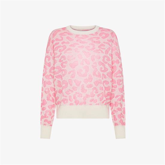 SUN68 MAGLIA SWEATER LEOPARD