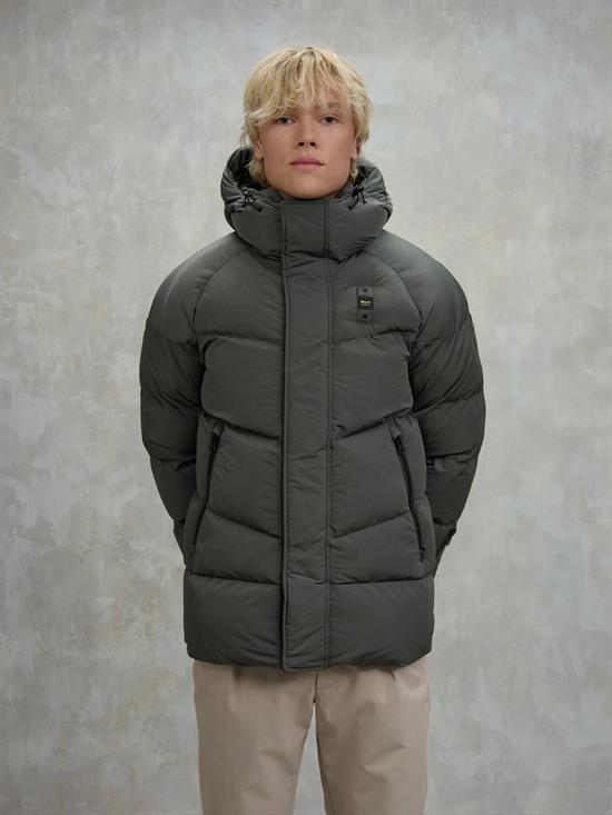 BLAUER PIUMINO CROWN