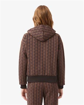LACOSTE FELPA APERTA MONOGRAM
