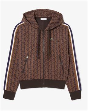 LACOSTE FELPA APERTA MONOGRAM