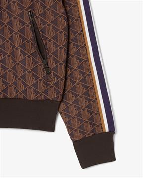 LACOSTE FELPA APERTA MONOGRAM