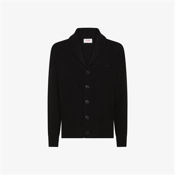 SUN68 CARDIGAN ENGLISH I25U 11 NERO