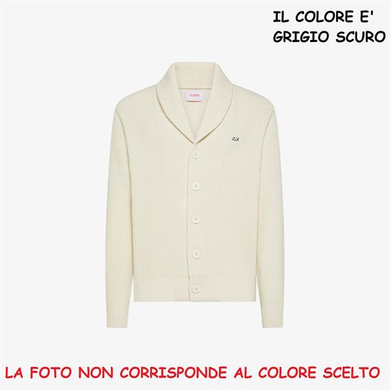 SUN68 CARDIGAN ENGLISH RIB