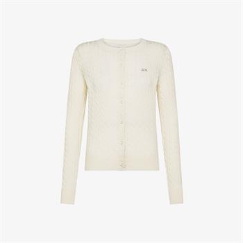 SUN68 CARDIGAN CABLE I25D 31 PANNA