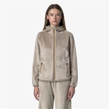 K-WAY GIUBBINO LILY VELOUR POLAR DOUBLE