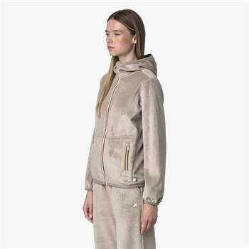 K-WAY GIUBBINO LILY VELOUR POLAR DOUBLE