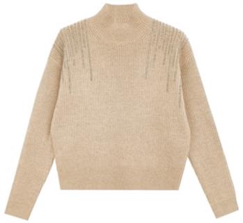 MARKUP MAGLIA STRASS I25D CAMMELLO