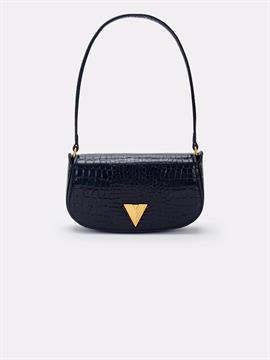 VICOLO BORSA CROCO EFFECT CLAP