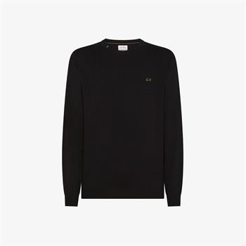 SUN68 MAGLIA BASIC I25U 11 NERO