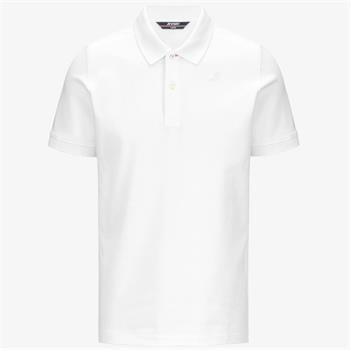 K-WAY POLO VINNIE E26U 001 BIANCO
