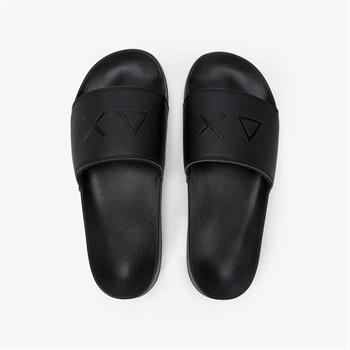 SUN68 CIABATTE LOGO E26U 11 NERO