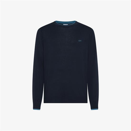 SUN68 MAGLIA NECK DOUBLE